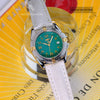 Breitling Wings Lady Quartz Very Rare Green Dial 18K Gold/Steel B67050