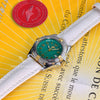 Breitling Wings Lady Quartz Very Rare Green Dial 18K Gold/Steel B67050