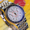 Breitling Navitimer Montbrillant Legende 18K Rose Gold/SS White Dial 47mm C23340