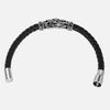 Sekora Mens Italian Nappa Leather Bracelet Black Hand Made - NeoFashionStore