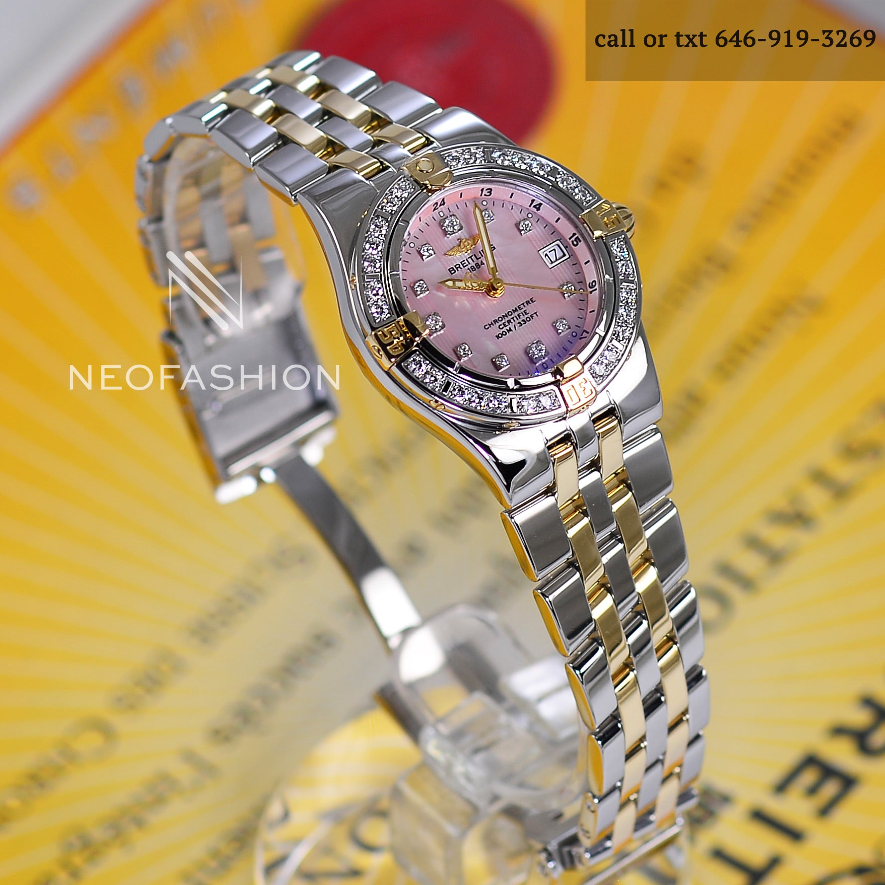 Watchfortheday|luxury Silver Heart Pendant Quartz Watch For Women - Leather  Strap