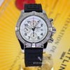 Breitling Super Avenger With Diamond Bezel White Dial A13370 - NeoFashionStore