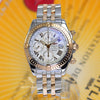 Breitling Chronomat Evolution 18K Rose Gold/Steel White Dial C13356 - NeoFashionStore