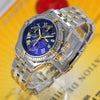 Breitling Crosswind 18K Gold/Stainless Steel Blue Dial B13355 - NeoFashionStore