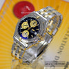Breitling Chronomat GT 18K Gold & Stainless Steel Black Dial B13050﻿ - NeoFashionStore