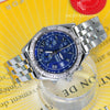 Breitling Crosswind Blue Dial Steel With Diamond Bezel A13355 - NeoFashionStore