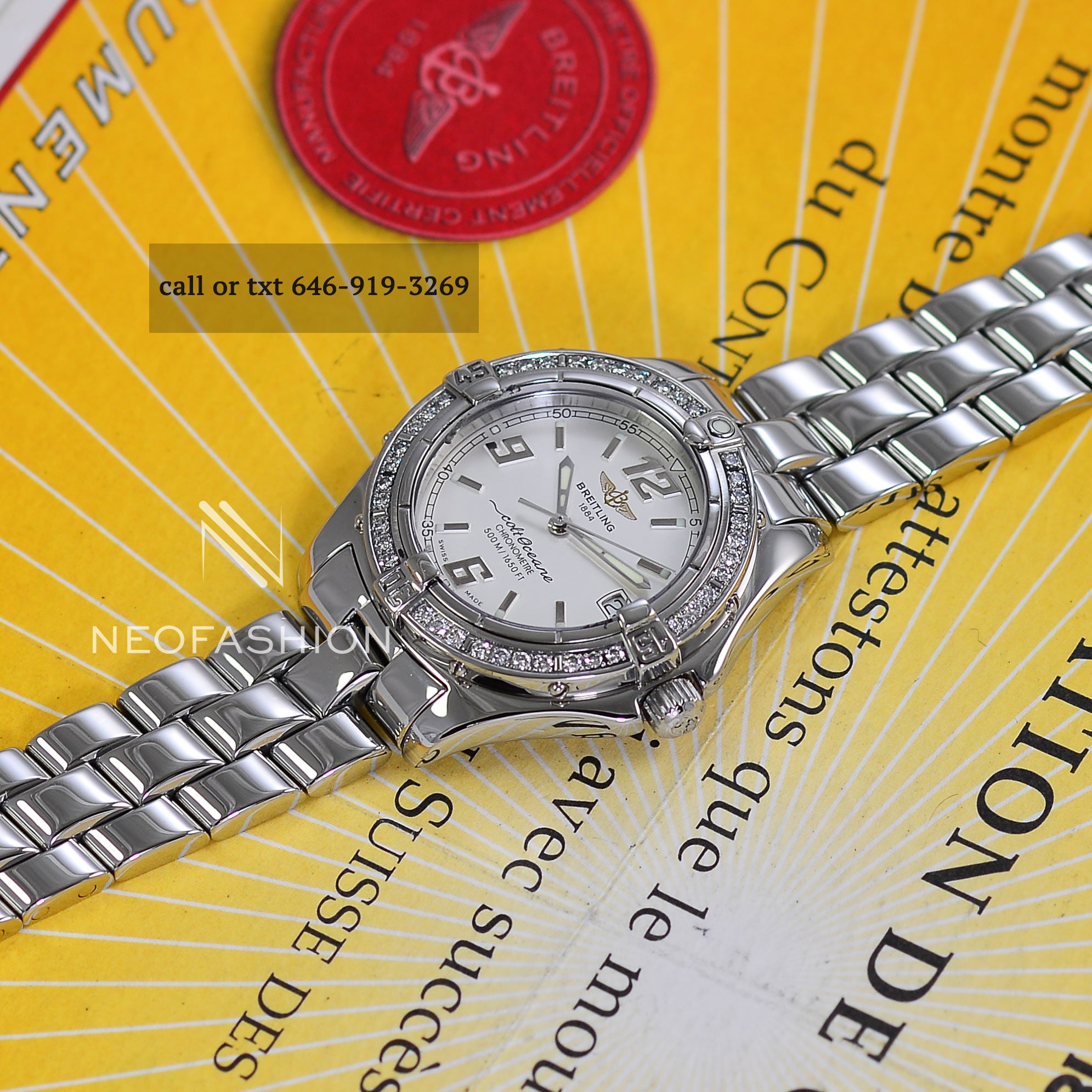 Breitling colt on sale lady diamond