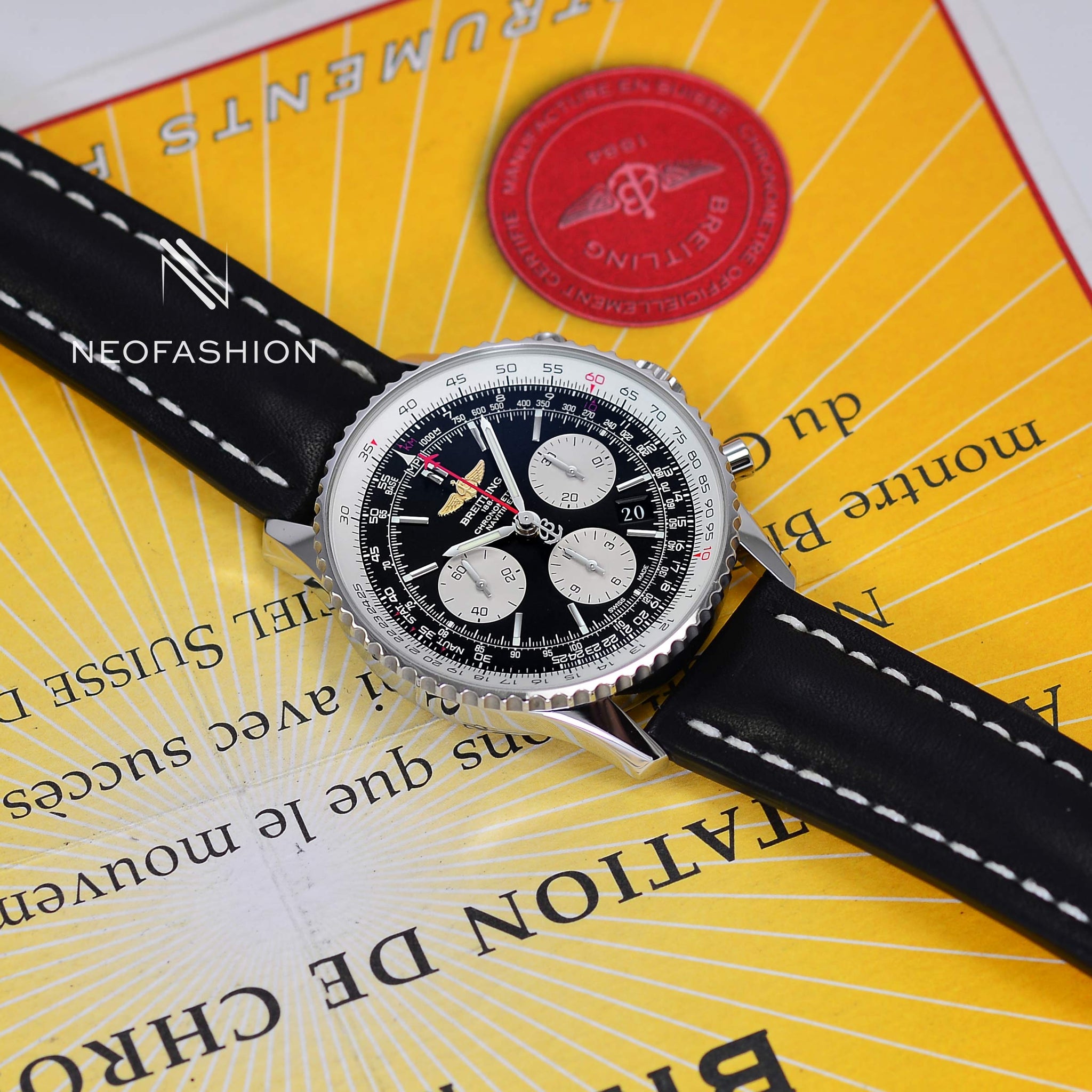 Breitling Navitimer 01 BOEING 777 LIMITED EDITION AB0120 Black Dial 43 Alex A