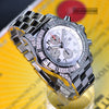 Breitling Super Avenger VVS Diamond Bezel And Lugs White Dial A13370