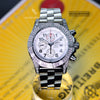 Breitling Super Avenger VVS Diamond Bezel And Lugs White Dial A13370