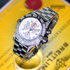 Breitling Super Avenger VVS Diamond Bezel And Lugs White Dial A13370