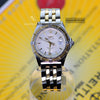 Breitling Sirus Perpetual Silver Dial 37mm 18K Gold Steel Watch D62011