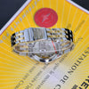 Breitling Sirus Perpetual Silver Dial 37mm 18K Gold Steel Watch D62011