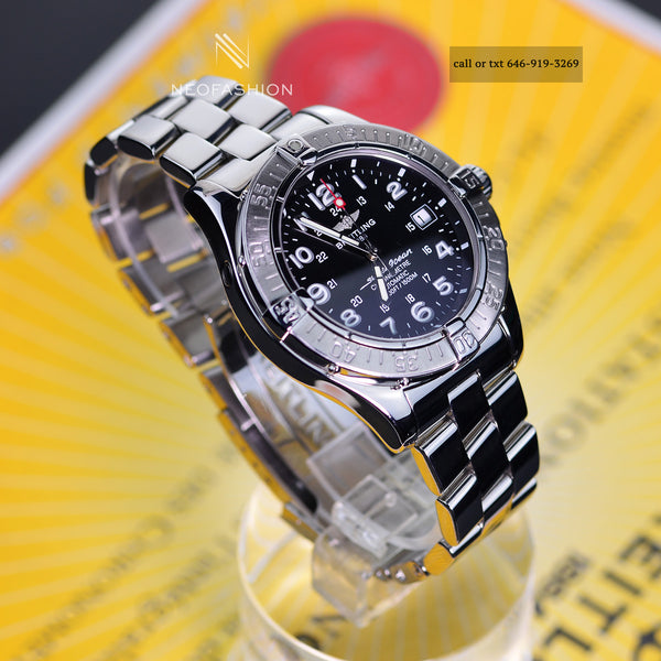 Breitling Colt Automatic II Black Dial A17380 Divers 1500M watch