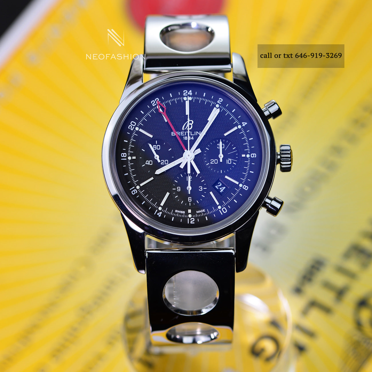 Breitling Transocean Chronograph Limited Edition | AB0151 | Crown & Caliber - Certified Authentic