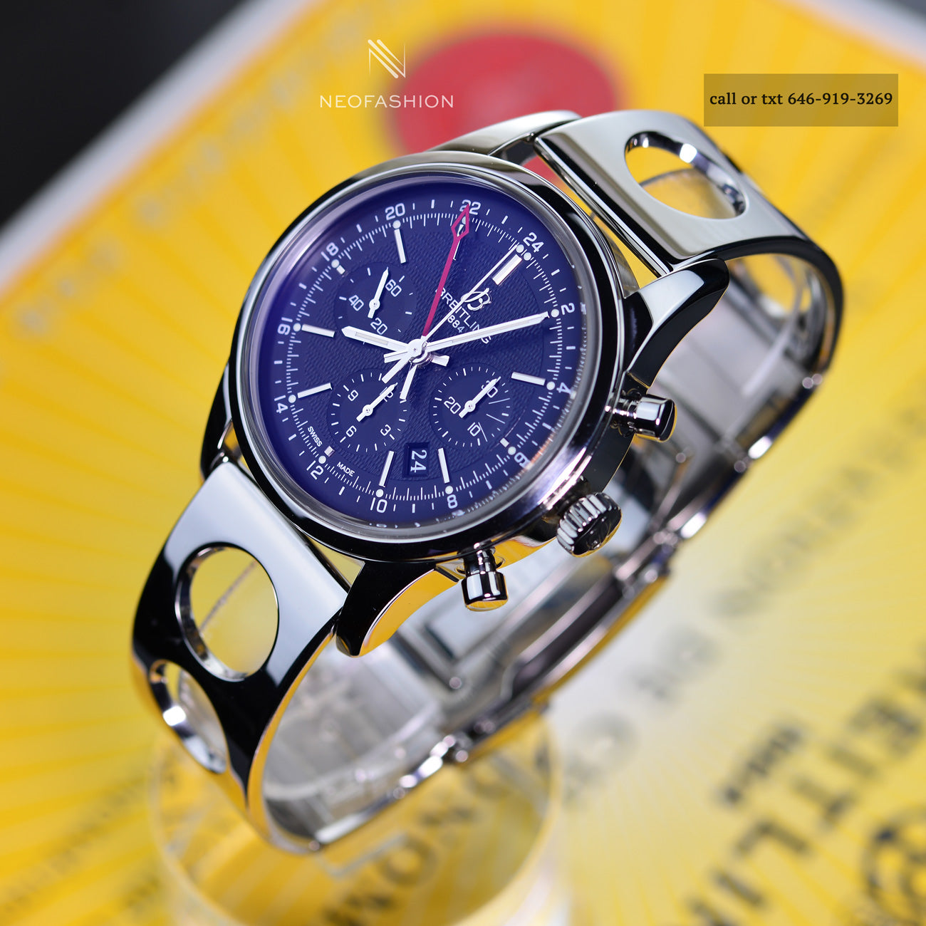 Breitling Transocean chronograph GMT limited edition for Rs