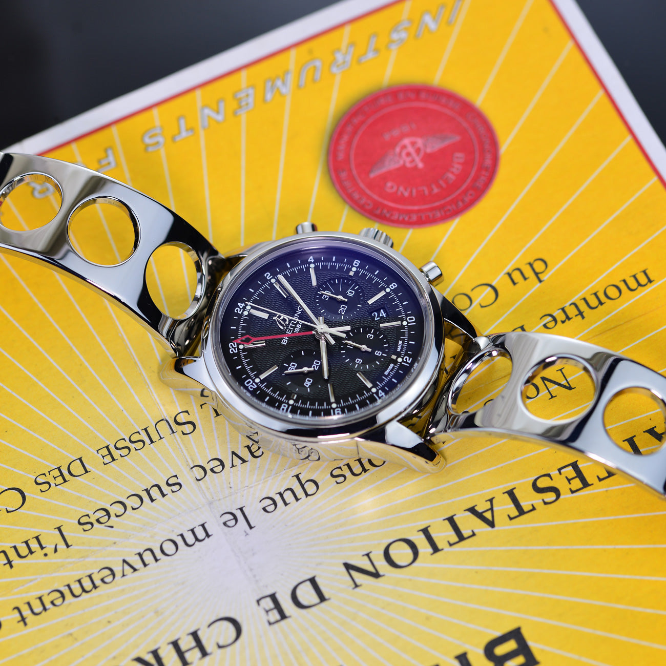 Breitling Transocean chronograph GMT limited edition for Rs
