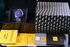 Breitling Transocean Chronograph Black Dial Mesh Bracelet Mens Watch AB0152