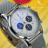 Breitling Transocean Chronograph Silver Dial AB0152