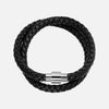 Sekora Braided Nappa Leather Twin Loop Bracelet - NeoFashionStore