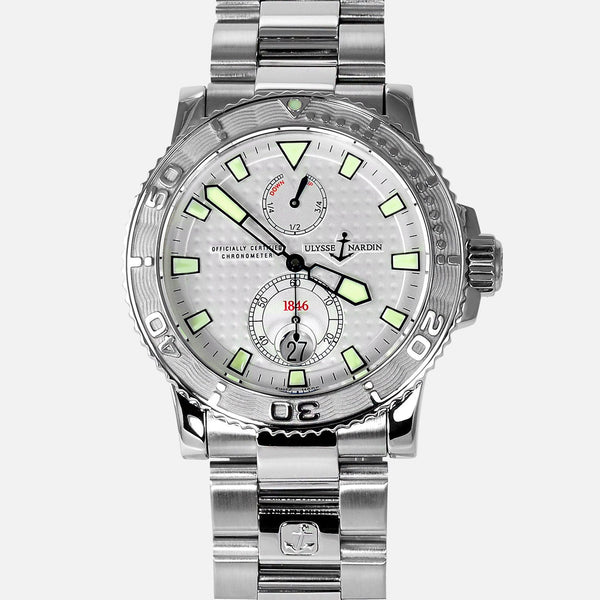 Ulysse Nardin Maxi Marine Diver Stainless Steel 263-33-7/91 Mens Luxury Watch - NeoFashionStore